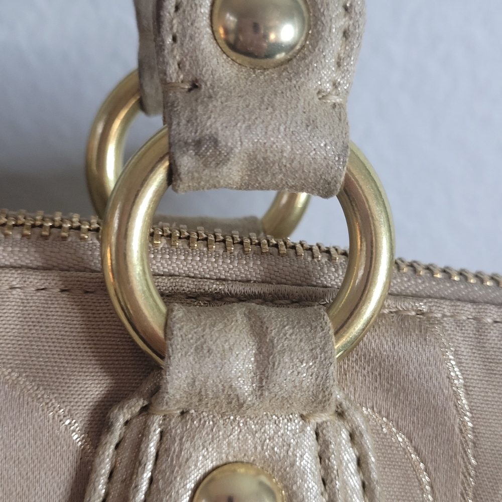 Coach Poppy Lurex Glam Signature Shoulder bag/Tote - Picture 11 of 16